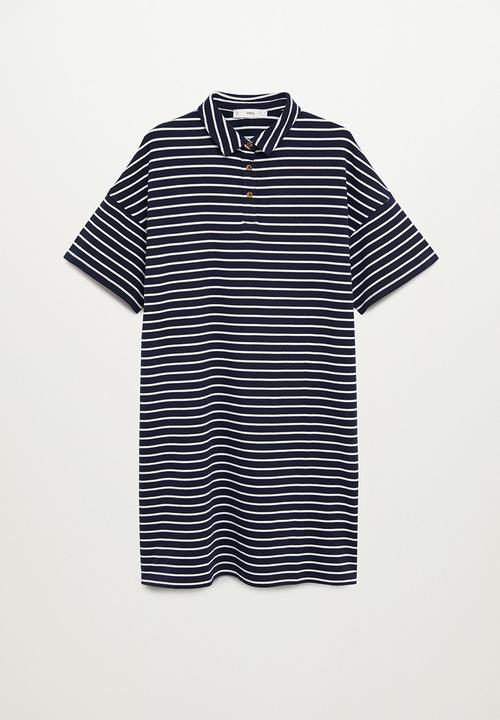 MANGO - Dress polera-h - navy