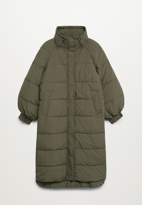 MANGO - Anorak bambu - khaki