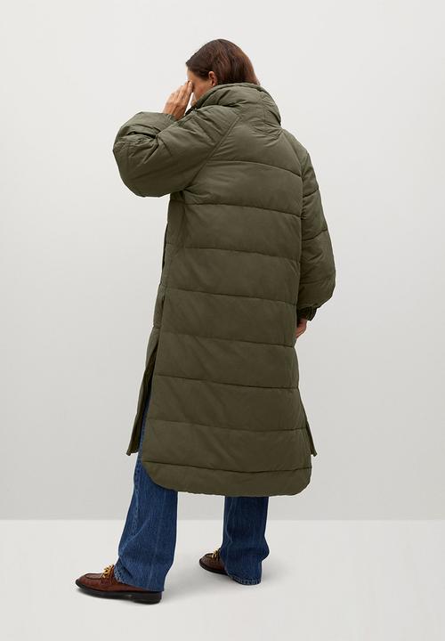 MANGO - Anorak bambu - khaki