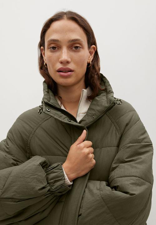 MANGO - Anorak bambu - khaki