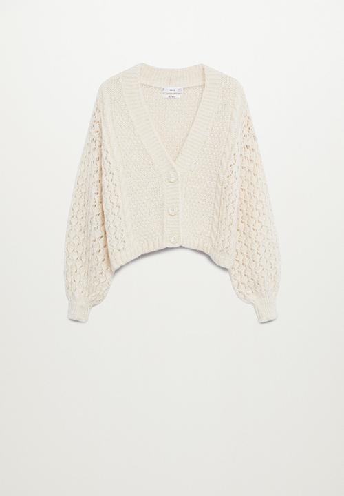 MANGO - Cardigan selena - light beige