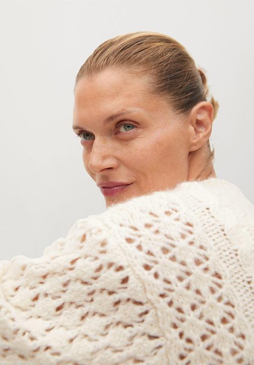 MANGO - Cardigan selena - light beige