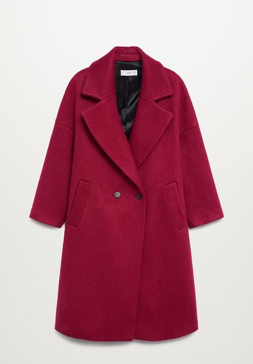 MANGO - Coat coctel - pink