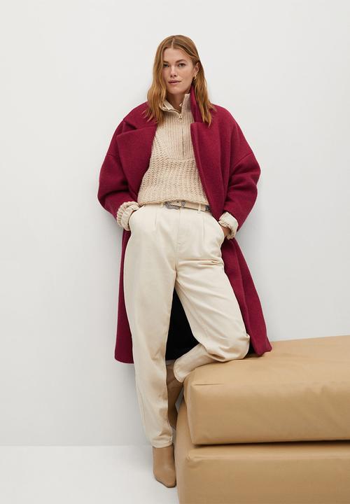 MANGO - Coat coctel - pink