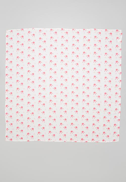Pop Candy - Crown blanket - pink & white
