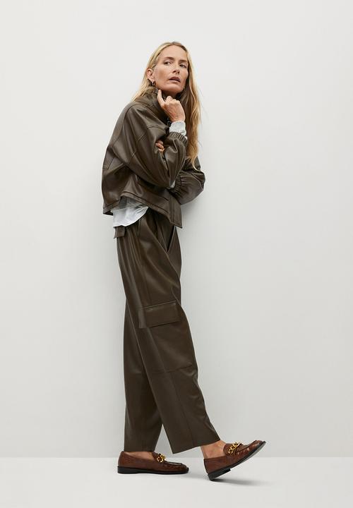 MANGO - Jacket wild - khaki
