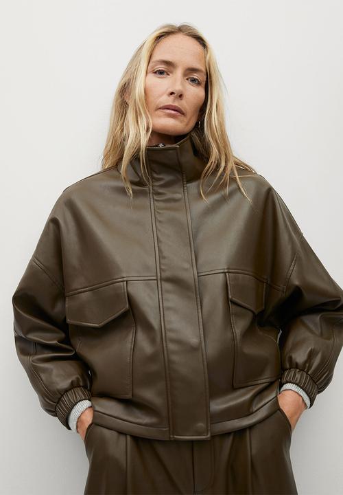 MANGO - Jacket wild - khaki