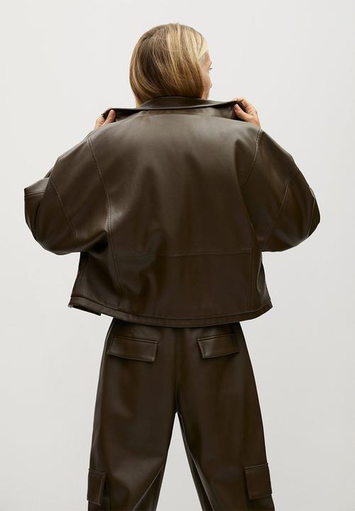 MANGO - Jacket wild - khaki