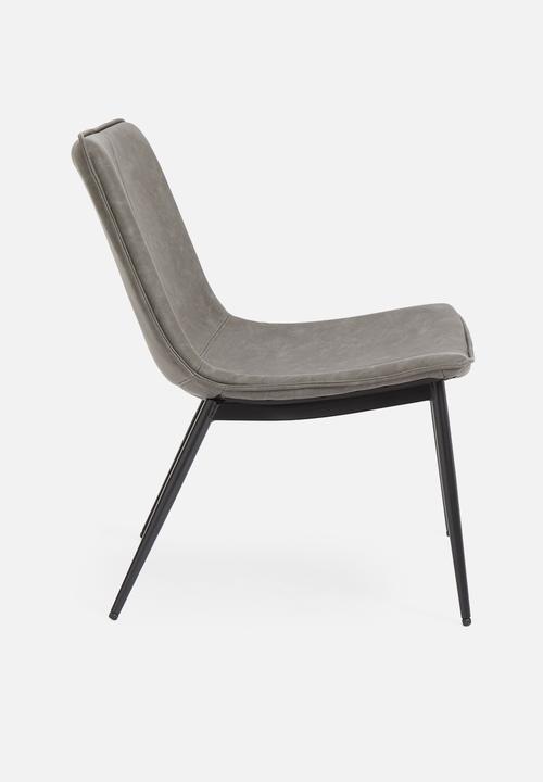 Sixth Floor - Luna lounge chair - charcoal