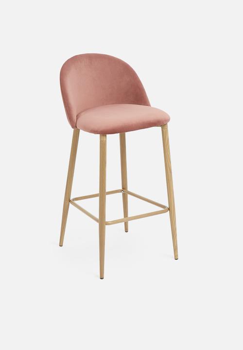 Sixth Floor - Slate kitchen stool - pink