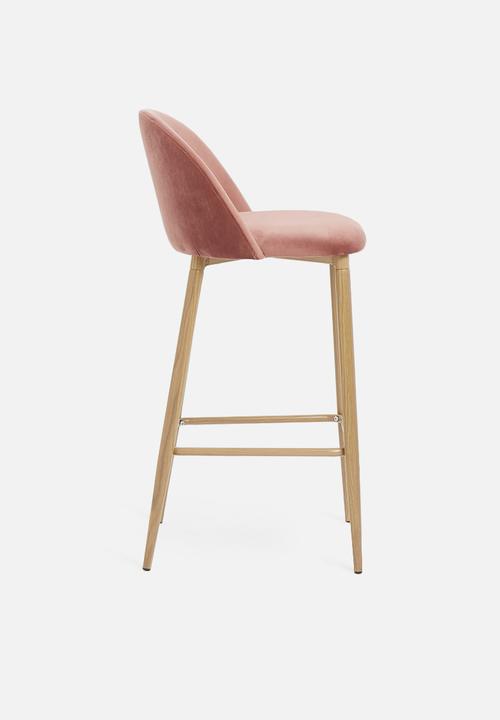 Sixth Floor - Slate kitchen stool - pink