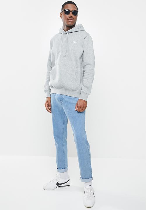 Nike - Nike sportswear club hoodie - grey 