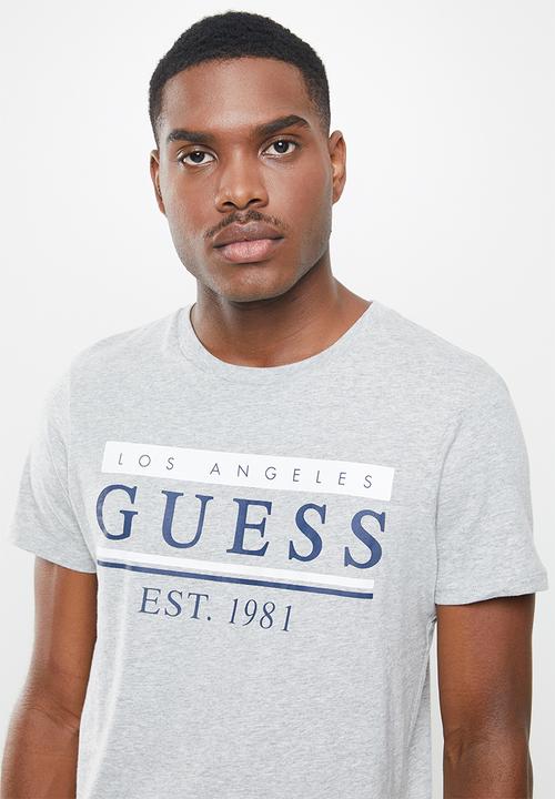 GUESS - Guess est 1981 short sleeve tee - grey