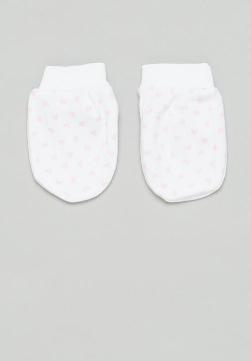 Pop Candy - Girls socks & mittens set - white