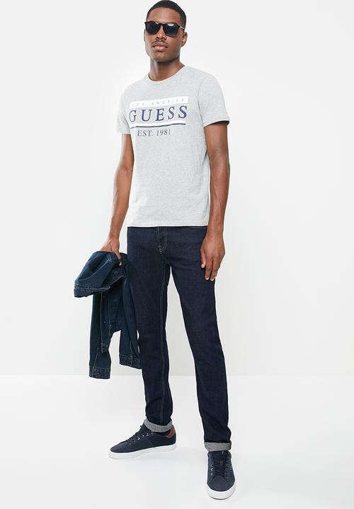 GUESS - Guess est 1981 short sleeve tee - grey