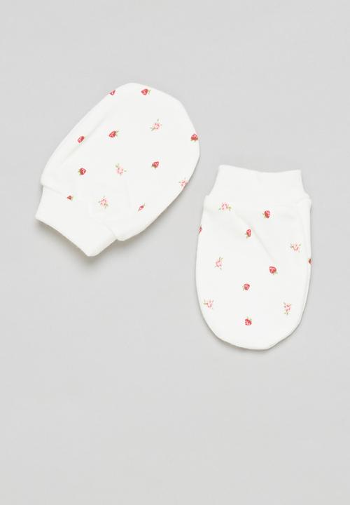 Pop Candy - Girls socks & mittens set - cream