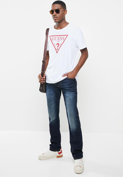 GUESS - Slim straight jeans - blue