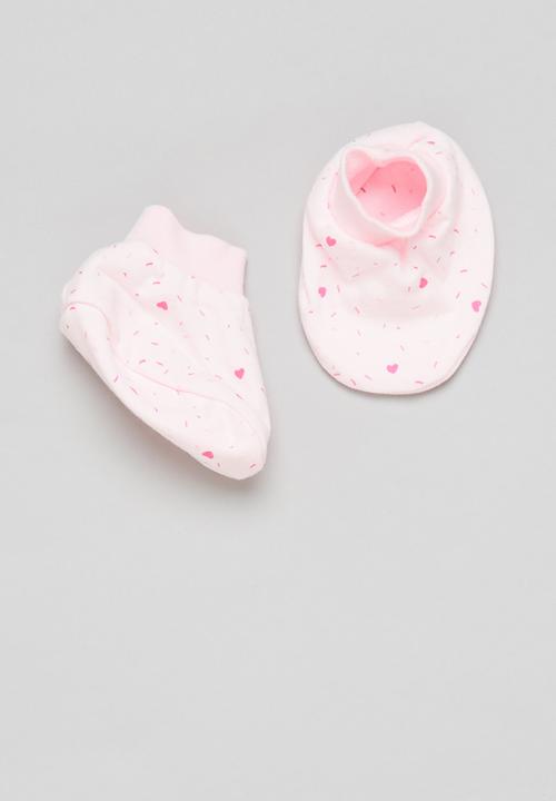 Pop Candy - Girls socks & mittens set - pink