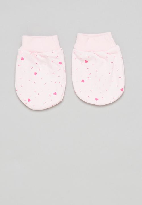 Pop Candy - Girls socks & mittens set - pink