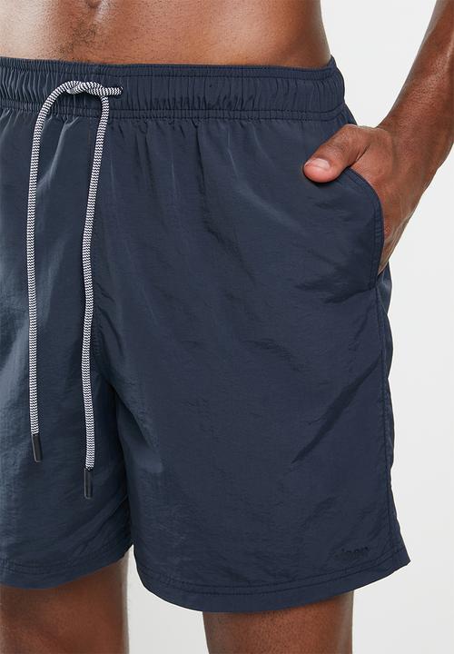 JEEP - Elasticated plain shorts - navy