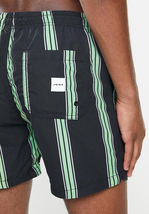 Factorie - Resort short - vert black