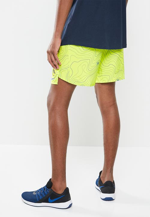Nike - Nike ek challenger 7in short - yellow & blue 