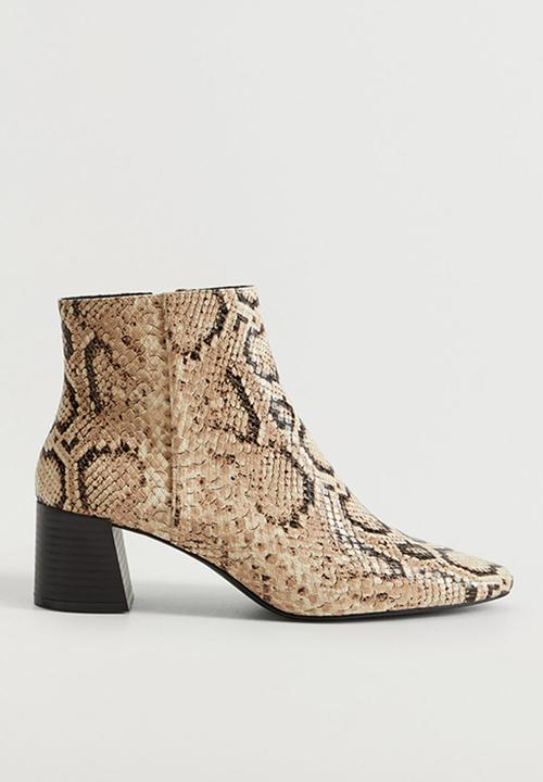 mango animal print boots