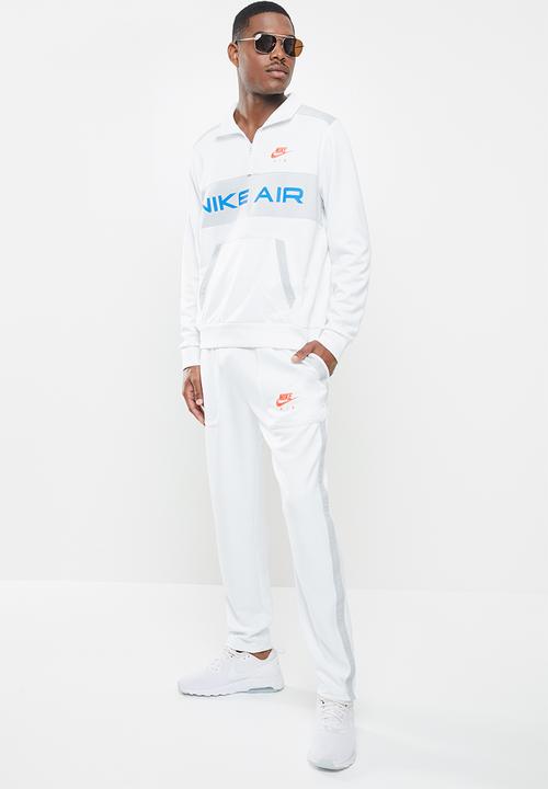 Nike - Nike air trackpant - white & grey 