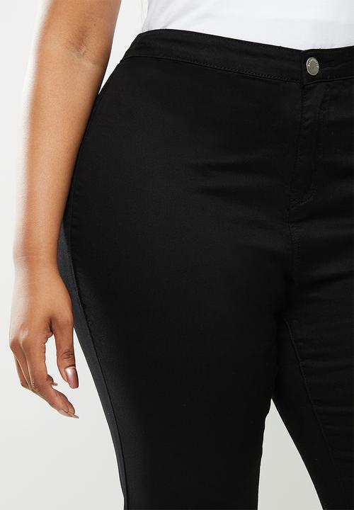Glamorous - Curve nell super high waisted jeans - black
