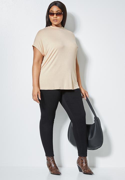 Superbalist - Grown on neck tee - stone