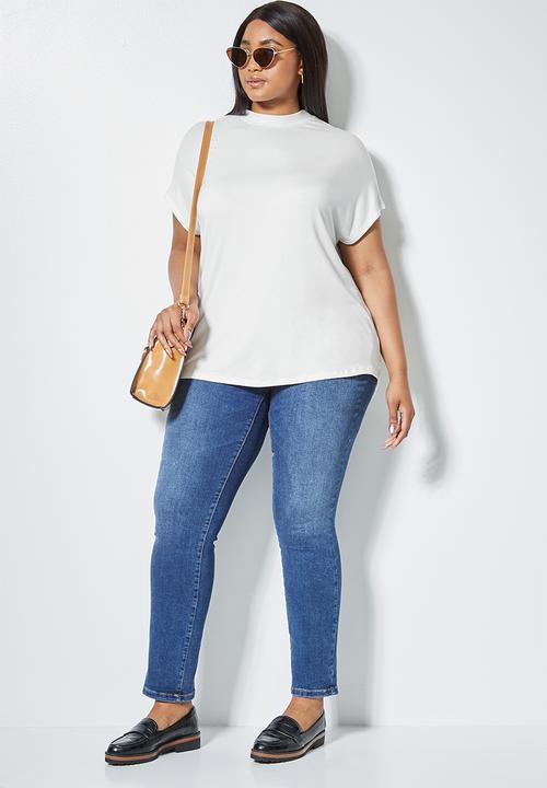 Superbalist - Grown on neck tee - white 