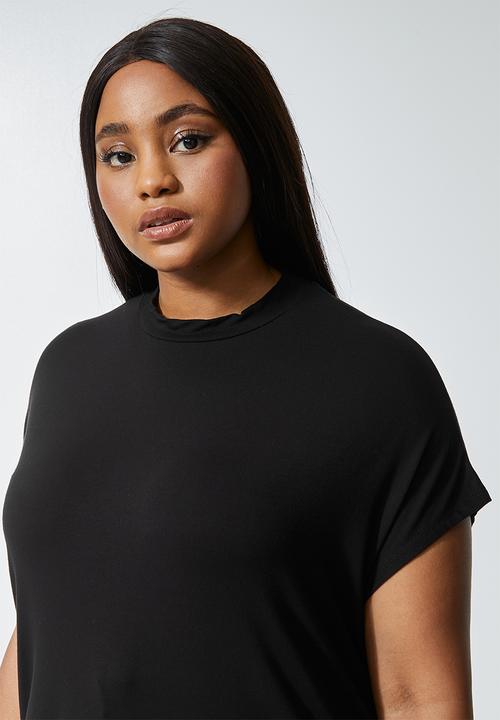 Superbalist - Grown on neck tee - black