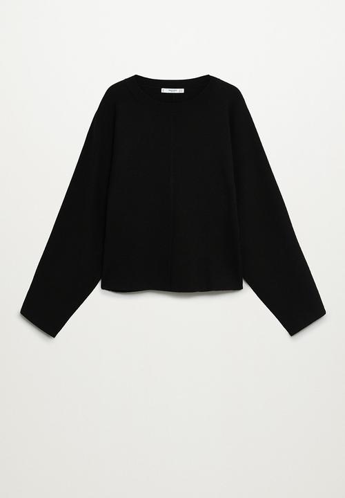 MANGO - Sweater skins - black