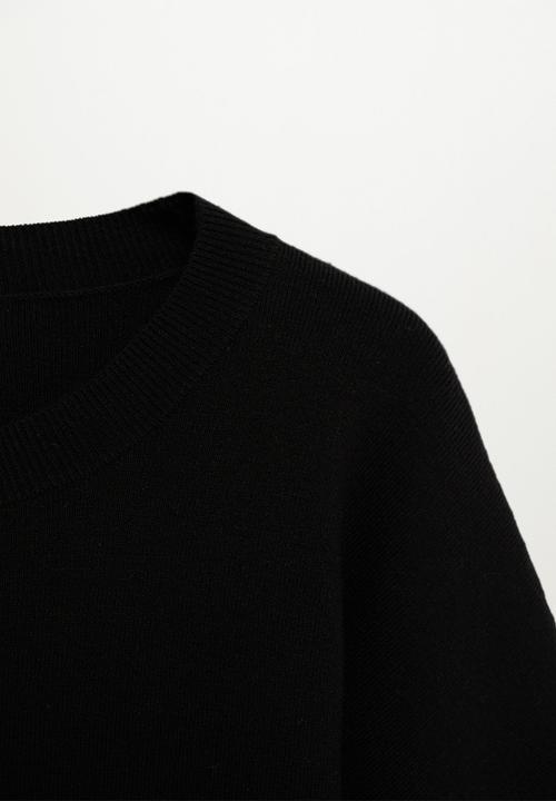 MANGO - Sweater skins - black