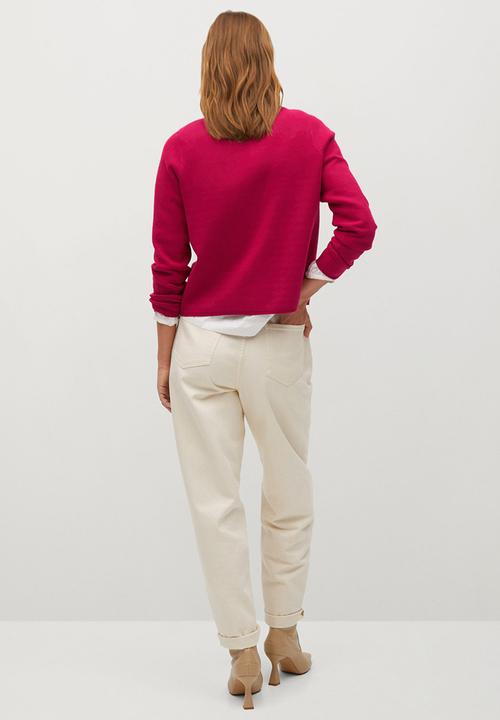 MANGO - Sweater chimney - pink