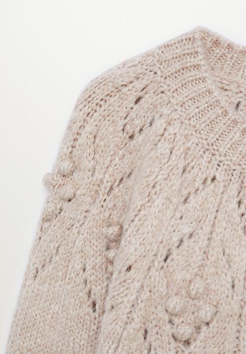 MANGO - Sweater skiper - beige