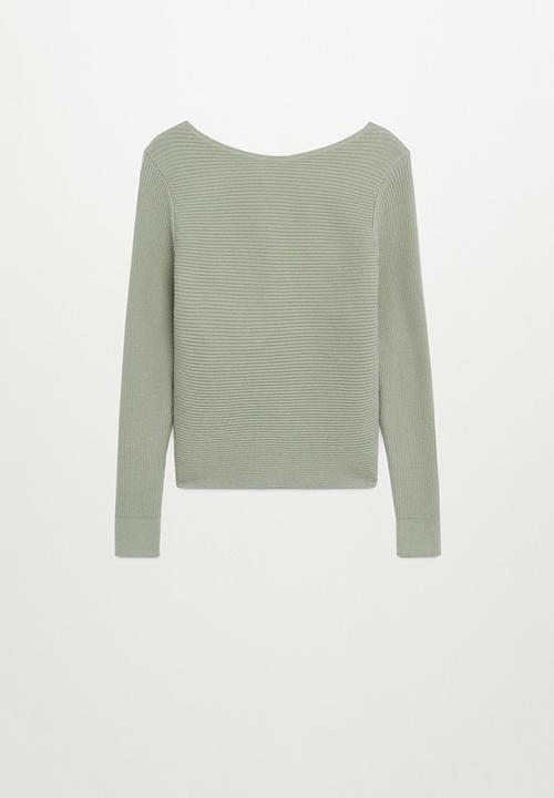 MANGO - Sweater margot - green