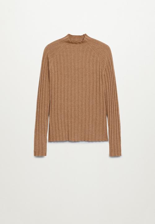MANGO - Sweater flurry - brown