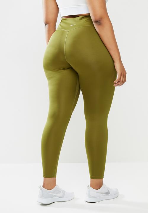 Nike - Curve swoosh run tights 7/8 - olive