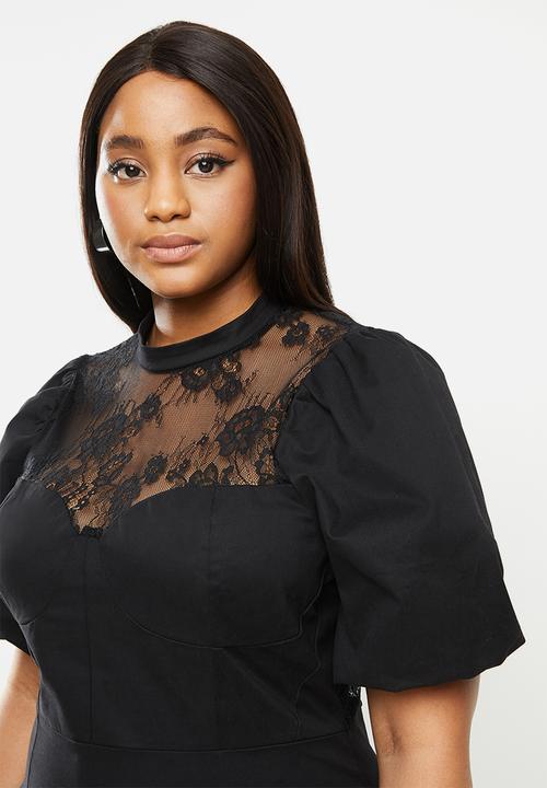 Glamorous - Plus oliver dress - black