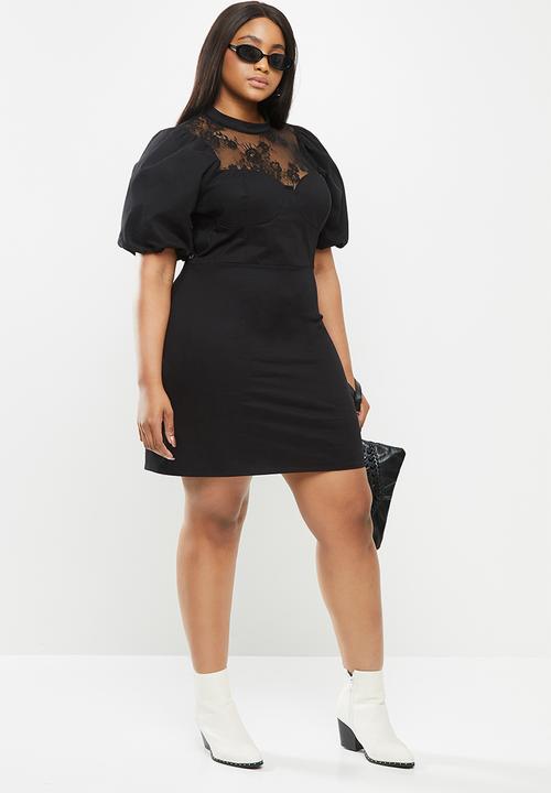 Glamorous - Plus oliver dress - black