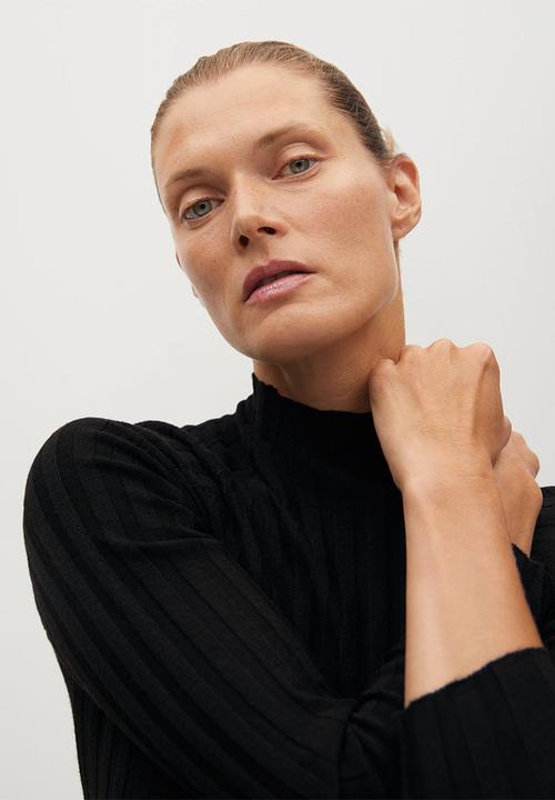 MANGO - Sweater flurry - black