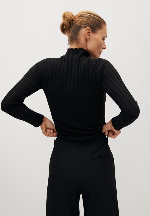 MANGO - Sweater flurry - black