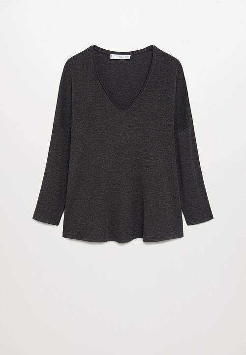 MANGO - T-shirt piceasy - medium grey