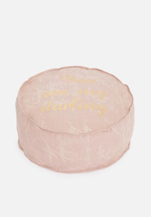 H&S - Kids darling pouf - pink