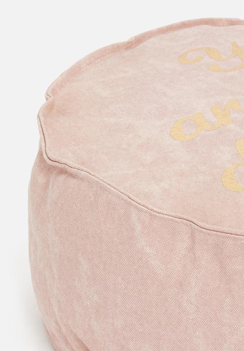 H&S - Kids darling pouf - pink