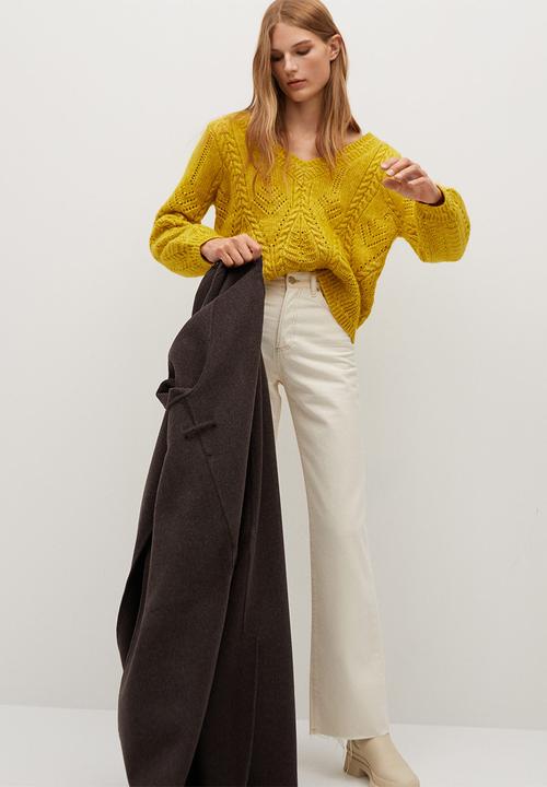 MANGO - Sweater rosetta - yellow