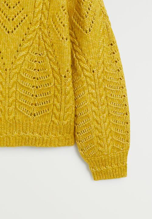 MANGO - Sweater rosetta - yellow