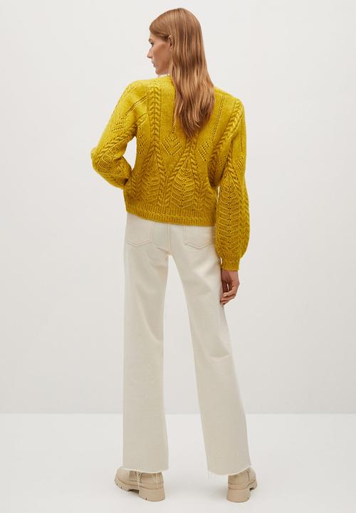 MANGO - Sweater rosetta - yellow