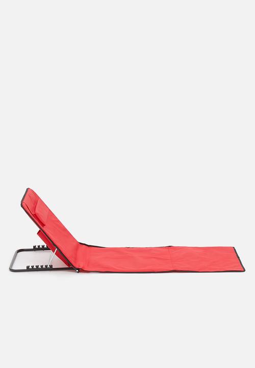 H&S - Foldable beach mat - red
